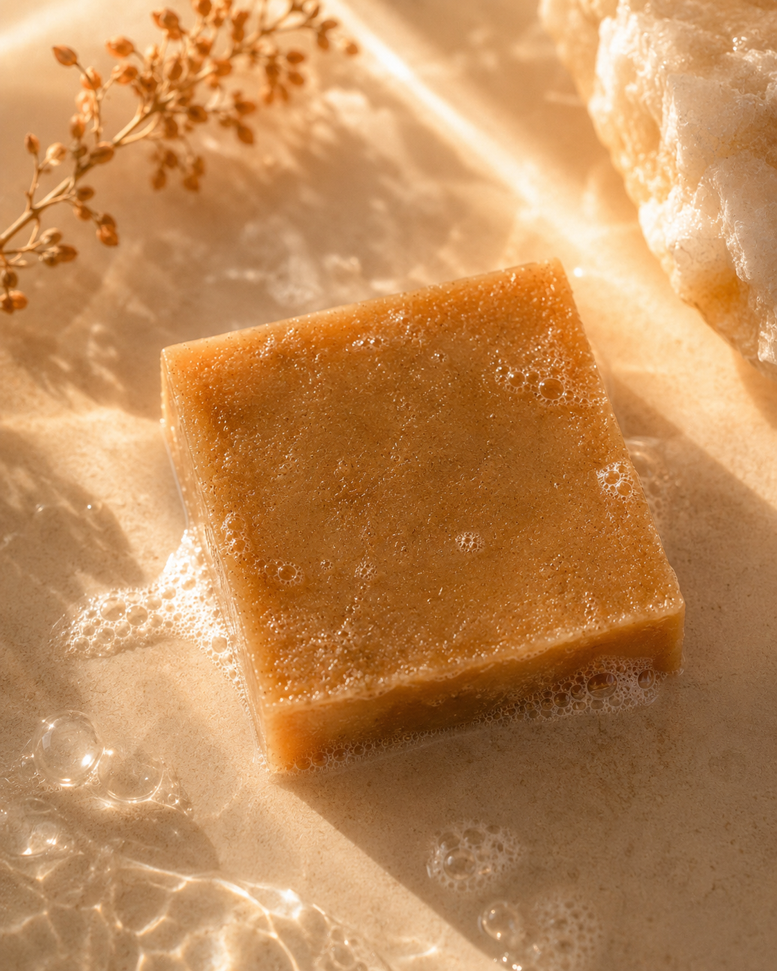 Bare Homeo Calendula Comfort Bath Bar | Calendula Glycerin Soap | 100 g